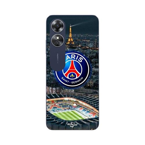 Coque Oppo A17 Psg Logo Stade Nuit Tour Eiffel