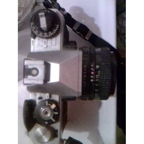 Appareil photo vintage FUJICA AX1 objectif 50 mm 1:19 argenté