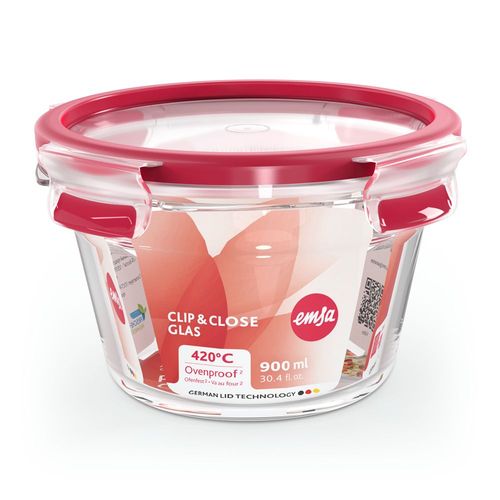 Boite Ronde 0,9 L Clip&close