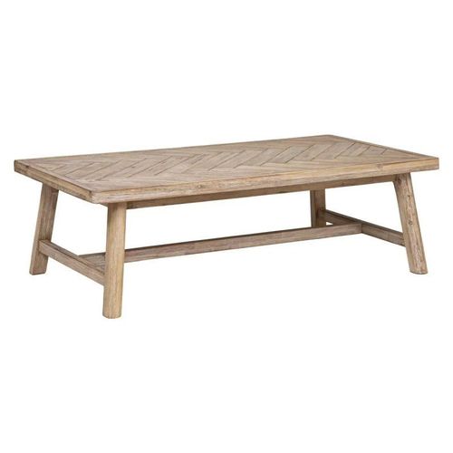 Table Basse En Bois Design "Aeris" 130cm Beige