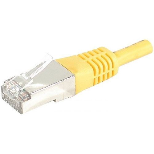 Dexlan Cat6a Rj45 Patch Cable S/ftp Yellow - 25 M