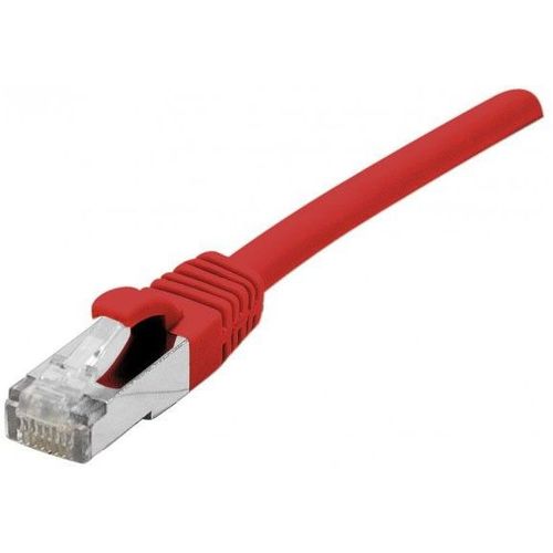 Dexlan Cat6a Rj45 Patch Cable S/ftp Lszh Snagless Red - 20 M