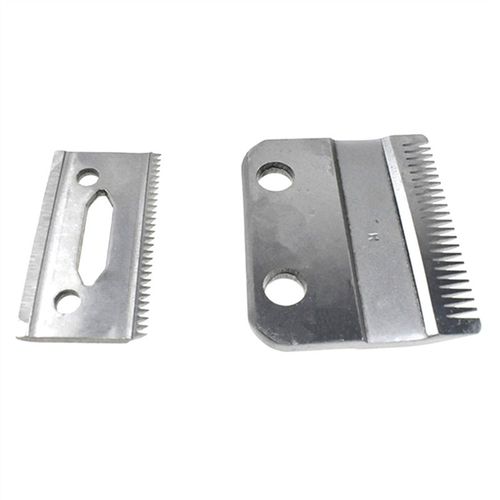 Lame de tondeuse professionnelle à 2 trous Stagger-Tooth 2162, compatible avec les clips sans fil, sans huile
