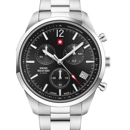 Mens Watch Swiss Military Sm34097.01, Quartz, 42mm, 5atm