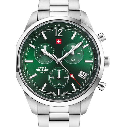 Mens Watch Swiss Military Sm34097.04, Quartz, 42mm, 5atm