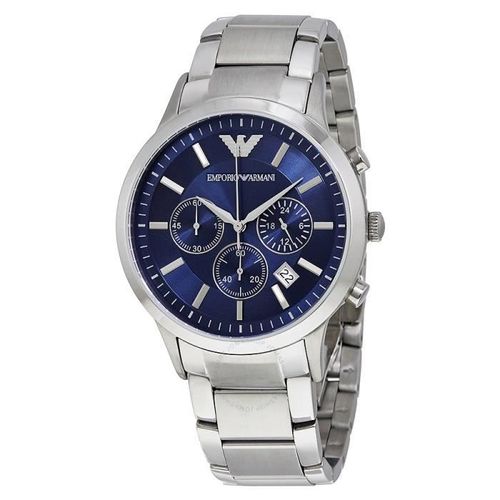 Emporio Armani Montre Chronographe Bleu Marine Montre Homme Ar2448