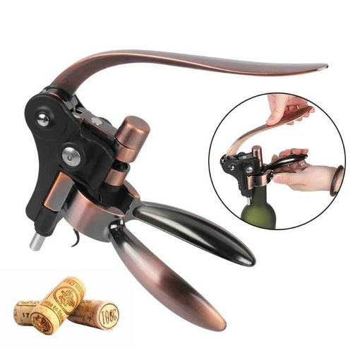 Ouvre-Bouteille De Vin En Forme De Lapin En Alliage De Zinc,Tire-Bouchon Manuel Avec Pompe À Levier Ergonomique,Ustensiles De Bar - Type Copper