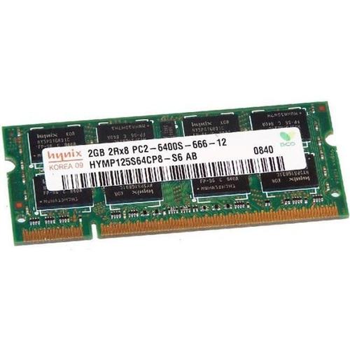 2Go RAM PC Portable SODIMM HYNIX HYMP125S64CP8-S6 AB DDR2 PC2-6400S 800MHz CL6
