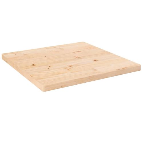 Vidaxl Dessus De Table 40x40x2,5 Cm Bois De Pin Massif