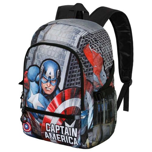 Captain America Defender Sac à dos Fight FAN 2.0, Multicolore