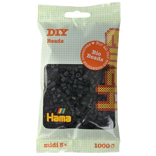 Hama Midi Sachet 1000 Perles Bio Noir