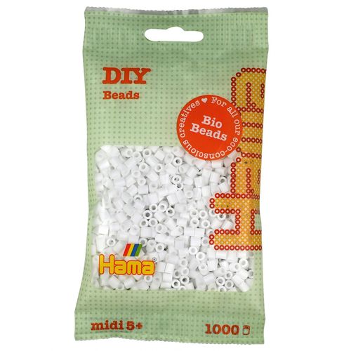 Hama Midi Sachet 1000 Perles Bio Blanc