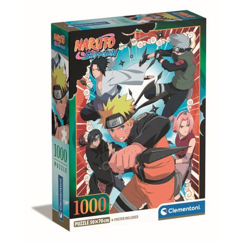 Puzzle Adulte Compact 1000 Pièces - Naruto Shippuden