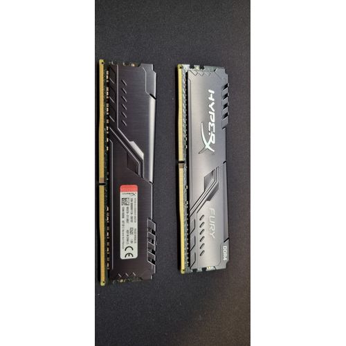 Vente de Kit de RAM, 32Go (2x16Go) Kingston Fury HyperX. DDR4 3200MHz, CL16.