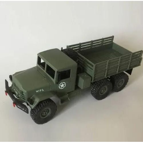 Vert Armée Rtr - Mini Camion Monstre Tout-Terrain Télécommandé Wpl B-16 B16 1/16 Rc, Voiture À Chenilles 6wd 2.4g, Vitesse De Pointe 15 Km/H