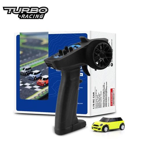 Vert fluorescent - Turbo Racing 1:76 Plat Course C64 C72 C73 C74 C81 Mini Voiture Télécommandée Haute Simulation Bureau Rtr Kit Enfant Adulte Cadeau