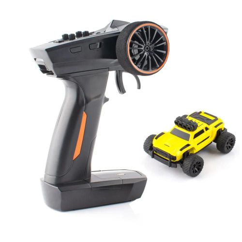 Voiture jaune et TX - Turbo Racing Mini Monster Truck RTR télécommandé, Modèles de voiture sur route, RC rapide, Véhicules, Cadeau'urgence, échelle 1:76, C81 Baby Monster
