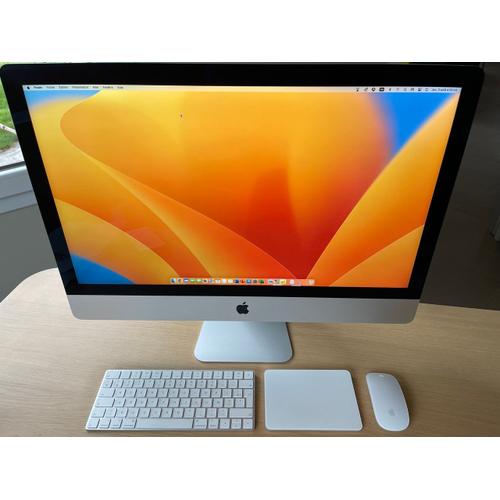 Apple iMac 27" Ecran Retina 5K Intel Core i5 - 3.1 Ghz - Ram 8 Go - SSD 256 Go SSD Argent