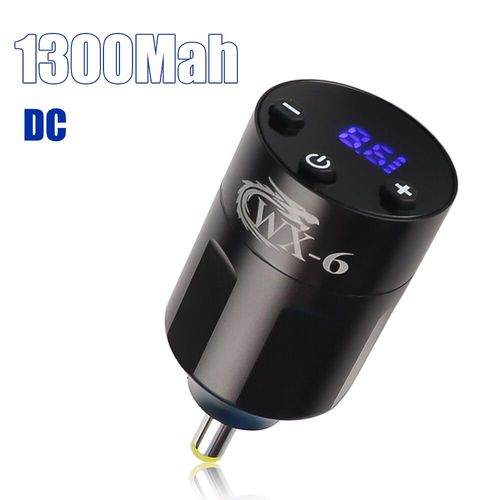 Alimentation Numérique Rca/Dc Pour Machine À Tatouer,Batterie Aste Sans Fil,Accessoires De Maquillage - Type Dc Jack Black #A