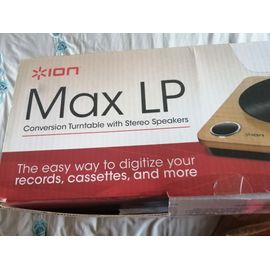 Conversion turntable with stereo speakers ION