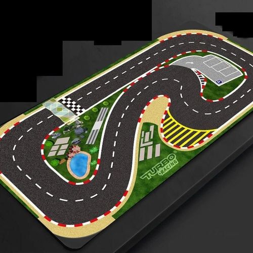 Piste de course - Voiture Électrique Rc Rtr 1:76, 2.4ghz, Avec P31 3ch Fhs/fhss, Télécommande, Véhicule, Libération Du Stress, Jouet, Cadeau