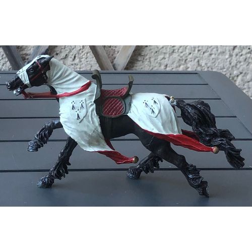 Figurine Cheval Plastoy, Chevalier, Moyen-Age, Château Fort