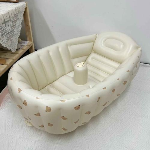 Baignoire gonflable d'intérieur pour enfants,bassin de bain à domicile pour bébé,piscine pour enfants - Type bear head #A