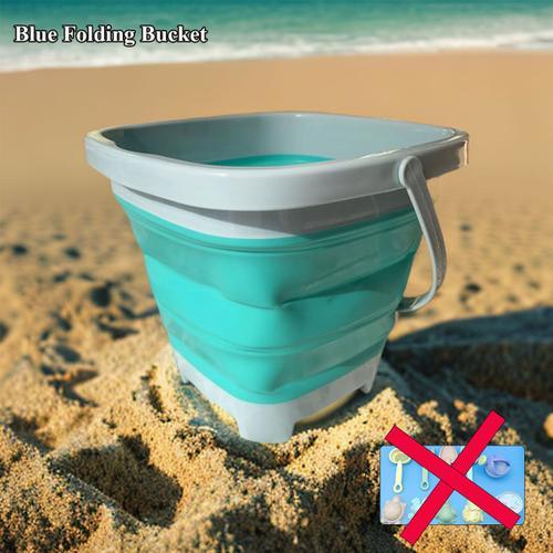 Ensemble D'eau De Jeu De Sable De Plage Pliable Pour Enfants,Jouets D'été Pour Enfants,Accessoires De Jeu En Plein Air,Document Aléatoire,E27 - Type Blue Bucket