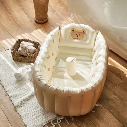 Baignoire Gonflable D'intérieur Et D'extérieur Pour Enfants,Baignoire Pour Bébé Créative,Piscine Pour Enfants,Baignoire À Domicile - Type Brown Bear