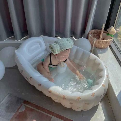 Baignoire gonflable d'intérieur pour bébé,piscine pour enfants,baignoire pour enfants,baignoire pour la maison - Type lovely bear