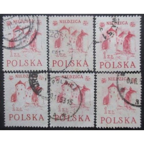 Pologne N°674 X 6 Oblitéré