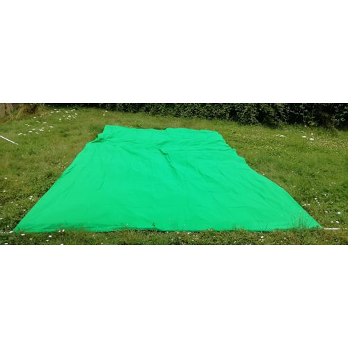 GRAND ECRAN VERT avec ourlet (3m x 4.8m) pour incrustations vidéo