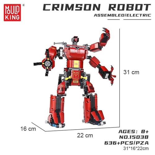 15038 Sans boîte - blocs de construction de Robot télécommandé, briques intelligentes électriques de haute technologie pour l'extérieur, jouets MOC pour enfants, cadeau de noël