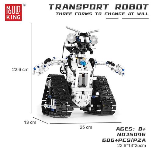 15046Pas de boîte - blocs de construction de Robot télécommandé, briques intelligentes électriques de haute technologie pour l'extérieur, jouets MOC pour enfants, cadeau de noël