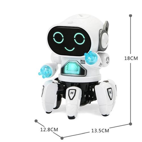 Six Griffes A - Jouet Robot de danse pour enfants de 2 à 4 ans, poupées robotisées, canards, chien, abeille, possibilité de déplacer de la musique et de la lumière