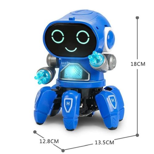 Six Griffes D - Jouet Robot de danse pour enfants de 2 à 4 ans, poupées robotisées, canards, chien, abeille, possibilité de déplacer de la musique et de la lumière