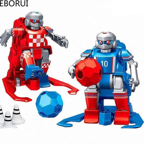 2 Robots - Jouet Robot De Football Rc 2.4ghz, Avec Télécommande Sans Fil, Deux Robots De Football, Pour La Famille Des Enfants, Jt9911/ Jt8811/Jt8911