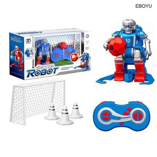 1 Robot Bleu. - Jouet Robot De Football Rc 2.4ghz, Jt8811/Jt8911, Télécommande Sans Fil, Deux Robots De Football, Jouets De Famille Pour Enfants