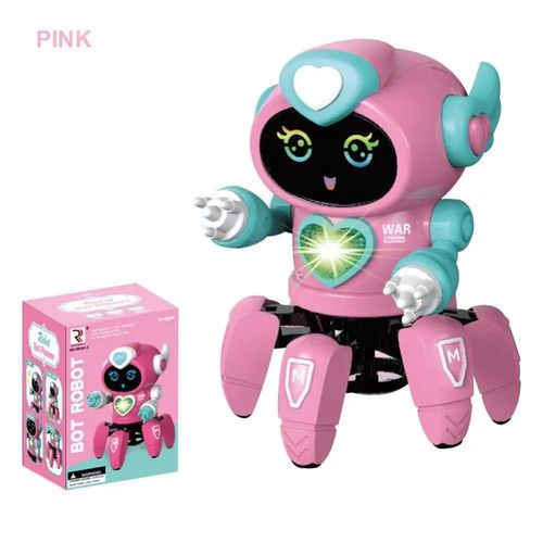 Jouet Robot électronique Intelligent pour enfants, lumière de danse, musique, pieuvre, jouet éducatif, cadeau'anniversaire