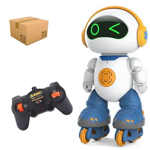 Sans boîte de couleur - Puzzle Robot à poulie télécommandé 2.4G, haut parleur Hi Fi, Rotation du bras à 300 °, chant et danse RC, cadeau pour enfants, éducation précoce
