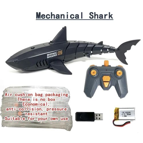 Requin Mécanique B1 - Rc baleine requin jouet Robots télécommande animaux Marine vie baignoire piscine électrique poissons enfants jouets de bain pour enfants garçons sous marin