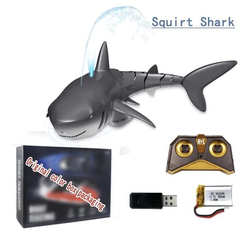 SquirtWater requin B2 - Rc baleine requin jouet Robots télécommande animaux Marine vie baignoire piscine électrique poissons enfants jouets de bain pour enfants garçons sous marin