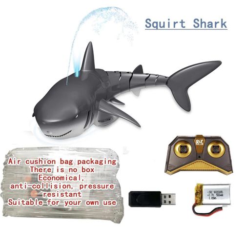SquirtWater requin B1 - Rc baleine requin jouet Robots télécommande animaux Marine vie baignoire piscine électrique poissons enfants jouets de bain pour enfants garçons sous marin