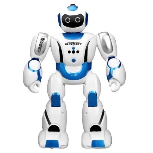Bleu - Puzzle chargeur solaire 2.4G, télécommande capteur de geste, enregistrement, programmation de démonstration, glissière de marche, swch RC Robot garçon enfant Gif