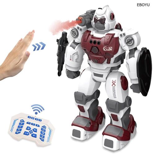 Robot 1531 RC, fichiers de Police AD Spray, défense de Combat Programmable, Intelligent, télécommande, jouet pour enfants