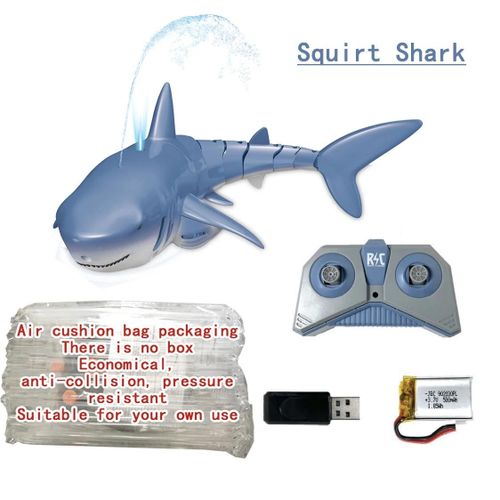 SquirtRequin d'eau C1 - Rc baleine requin jouet Robots télécommande animaux Marine vie baignoire piscine électrique poissons enfants jouets de bain pour enfants garçons sous marin