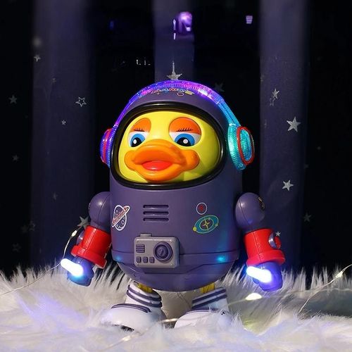 Jouets de danse électrique, musique de canard spatial, lumière et balançoire, petits jouets de canard mignons pour garçons