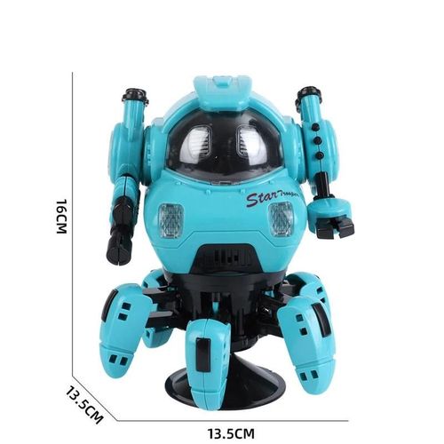 Vert guerre - Robot de danse électrique pour enfants, jouet Rock Light, musique, éducation précoce, marche, jouets pour garçons et filles