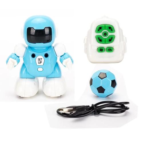 Bleu - Robot De Football Rc Programmable, Télécommande Intelligente Éducative, Robot Intelligent Avec Chargeur Usb, Jouet Cadeaux Pour Enfant, Nouveau