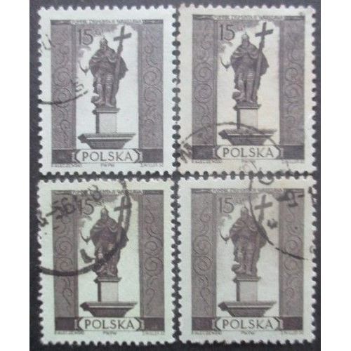 Pologne N°804 X 4 Oblitéré